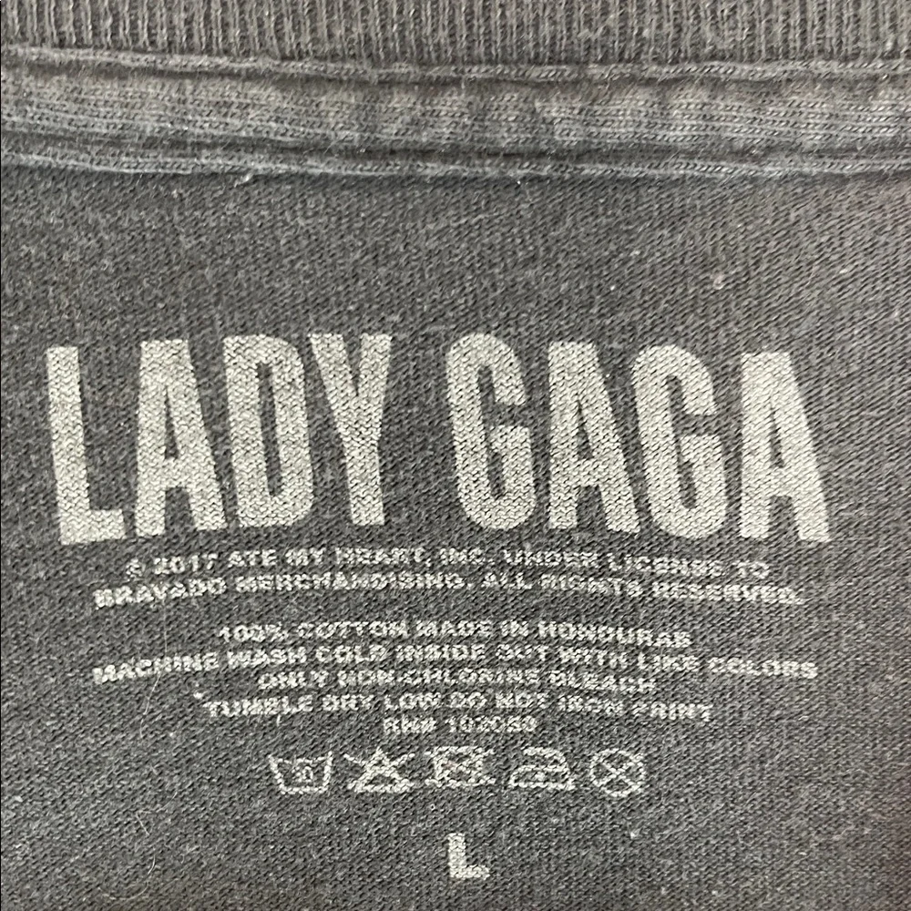Lady Gaga Official Joanne World Tour Graphic T-shirt Black Unisex 2017 Large - Picture 8 of 10